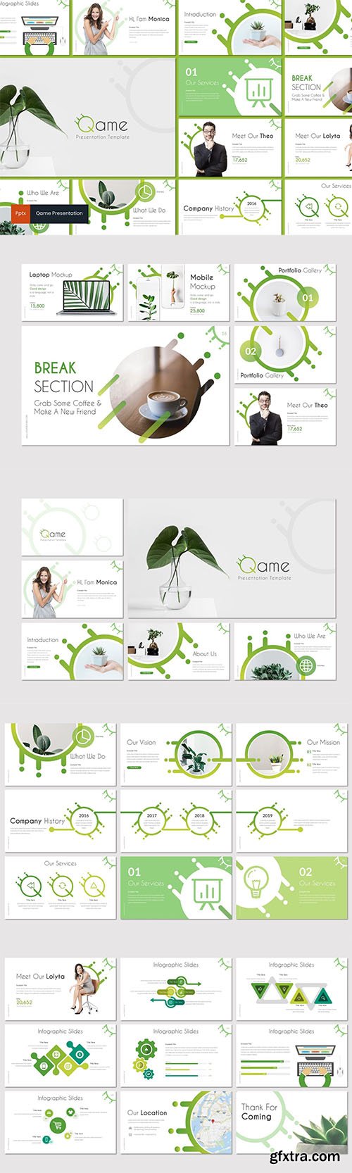 Qame - Business Powerpoint, Keynote and Google Slides Templates