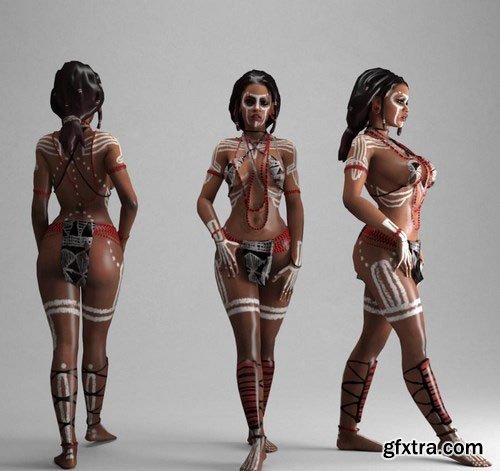 African Queen – 3D Model
