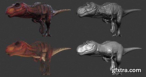 Dinosaur T-REX 3D Model