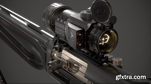 Tactical Shotgun Longinus Victoria A5 3D Model