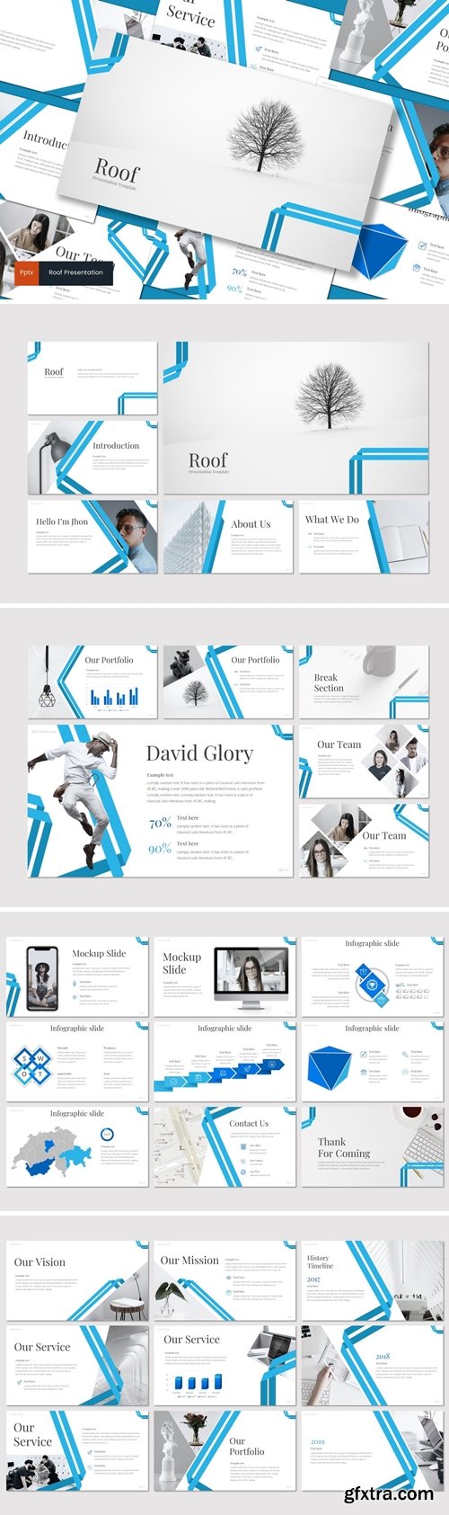 Roof Powerpoint, Keynote and Google Slides Templates
