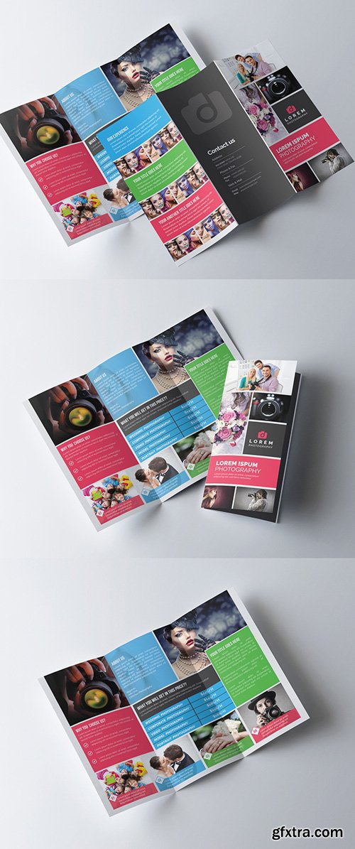 Photography Trifold Brochure Template 277926716