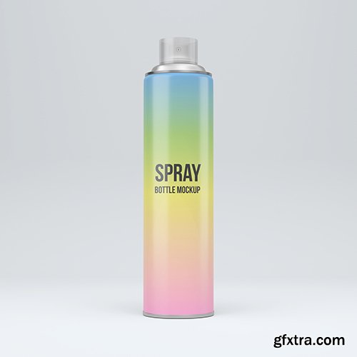 Spray Bottle PSD Mock up