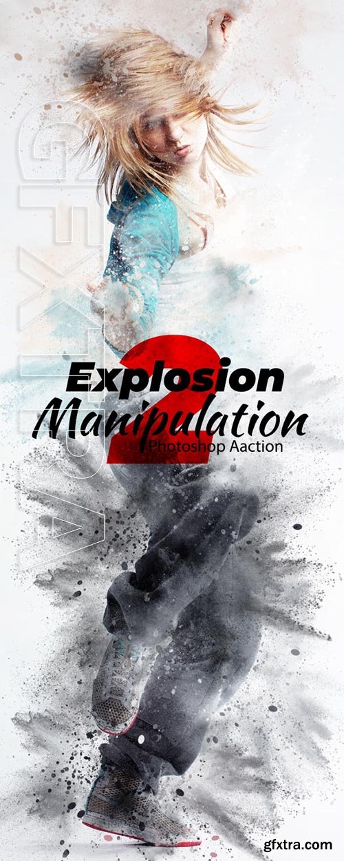 GraphicRiver - Explosion Photoshop Action 24374682