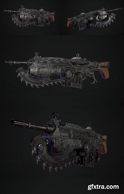 PDP Lancer Gun – 3D Model