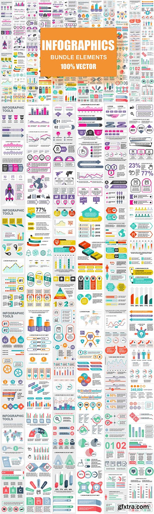Infographic Elements Template Info Graphics 2
