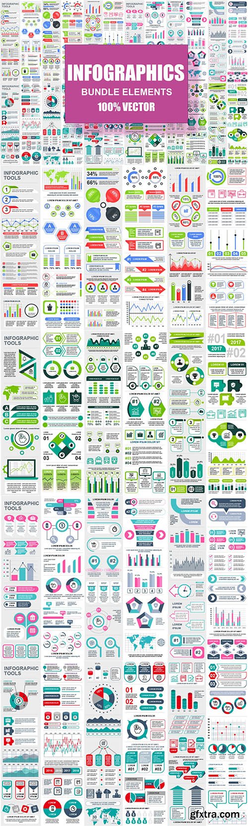 Infographic Elements Template Info Graphics 4