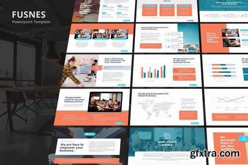 Fusne Corporate - Powerpoint Google Slides and Keynote Templates