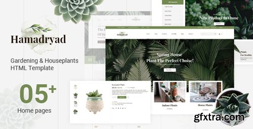 ThemeForest - Hamadryad v1.0.0 - Gardening & Houseplants HTML Template - 24079128