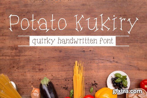CM - Potato Kukiry - Quirky Fun Font 4054217
