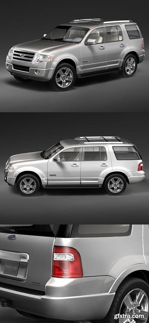 Ford Expedition 2007 3D Model