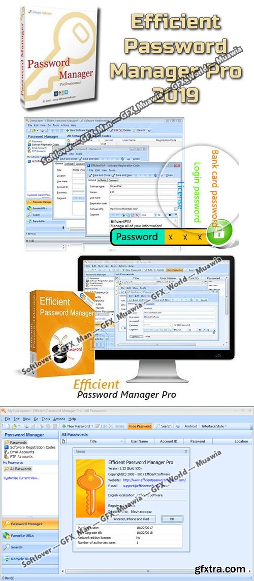 Efficient Password Manager Pro 5.60 Build 552 Portable
