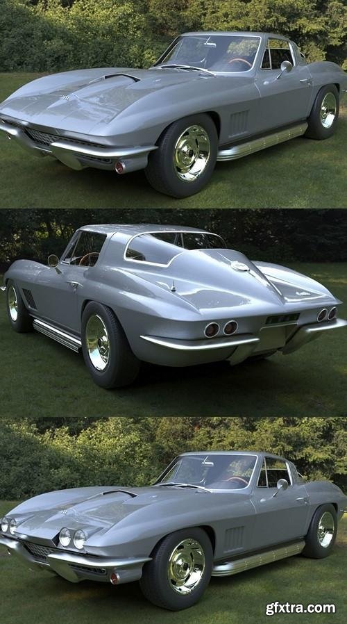 Chevrolet Corvette Stingray 1967 3D model