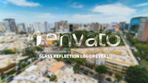 Videohive - Glass Reflection Logo Reveal - 23418818