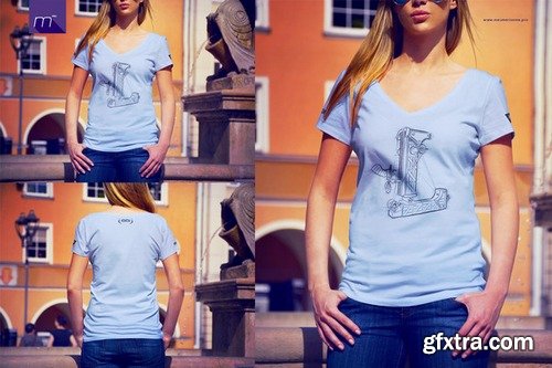 The City Girl T-shirt Mock-up 2