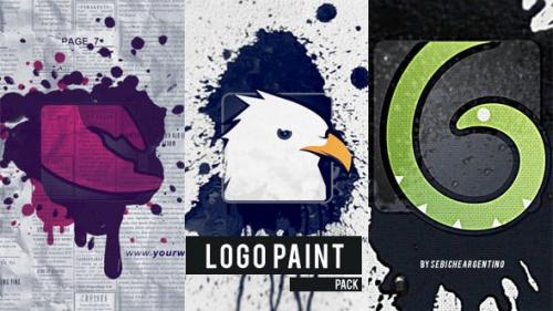 Videohive - Logo Paint Pack - 12045427