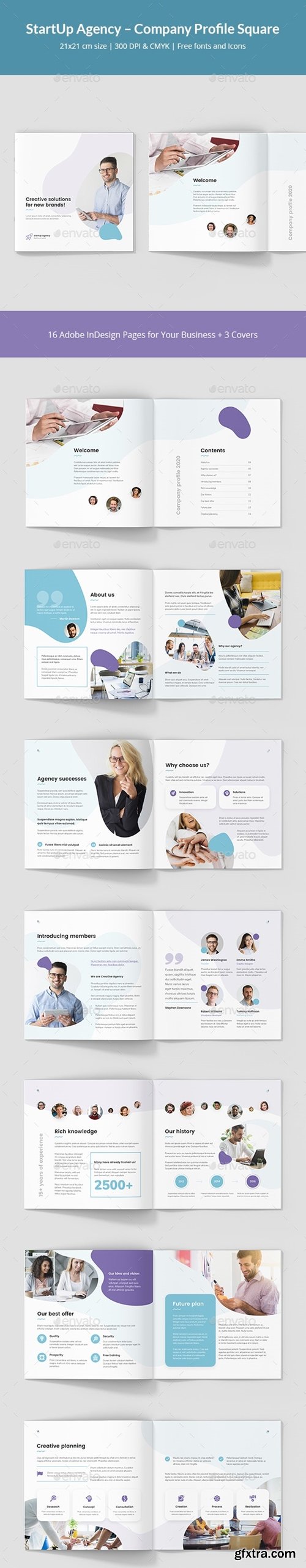 GraphicRiver - StartUp Agency – Company Profile Square 24487155