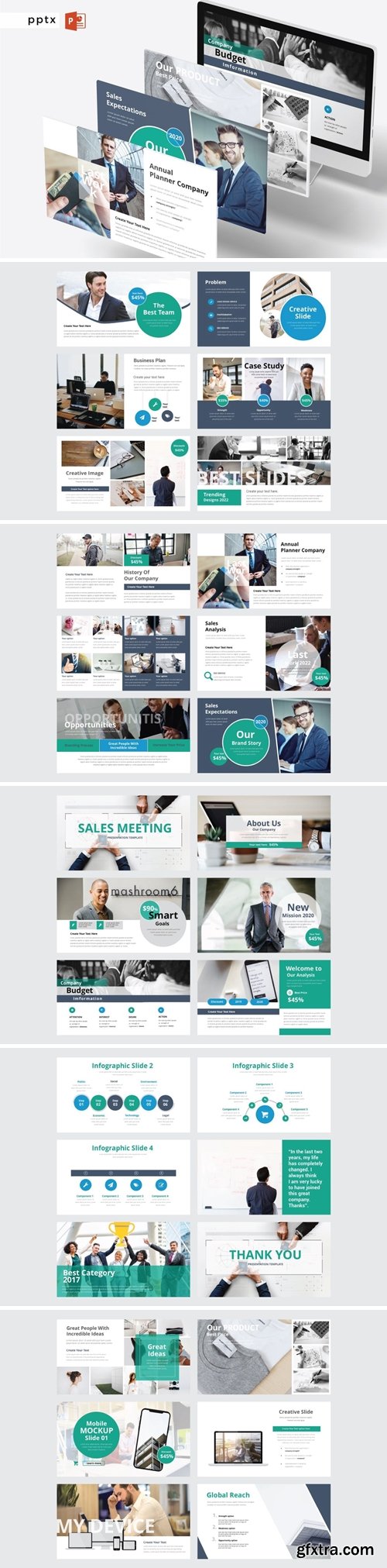 SALES MEETING Powerpoint, Keynote and Google Slides Templates