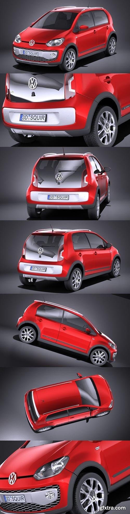 Volkswagen Cross Up 2016 3D Model