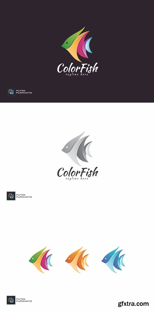 Color Fish - Logo Template