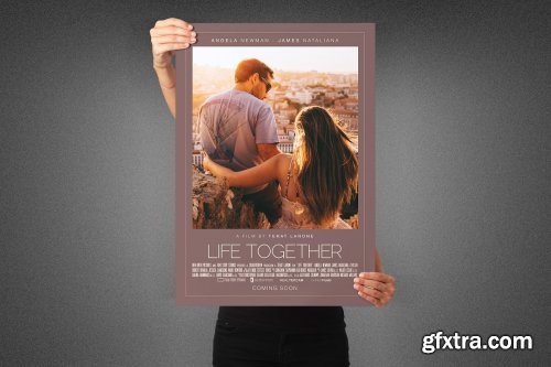 CreativeMarket - Life Together Movie Poster Template 3991111