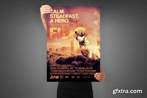CreativeMarket - Fido Movie Poster Template 3991104