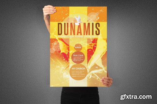 CreativeMarket - Dunamis Church Poster Template 3991841