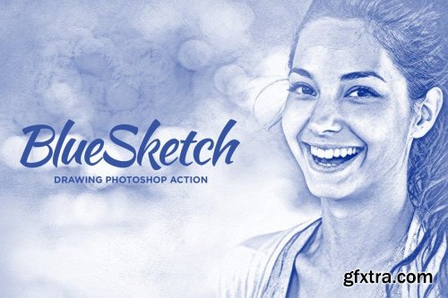CreativeMarket - Pencil Sketch Photoshop Actions 3948303