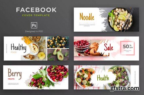 Healthy Food Facebook Cover Template
