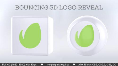 Videohive - Bouncing 3D Logo Reveal - 16457070