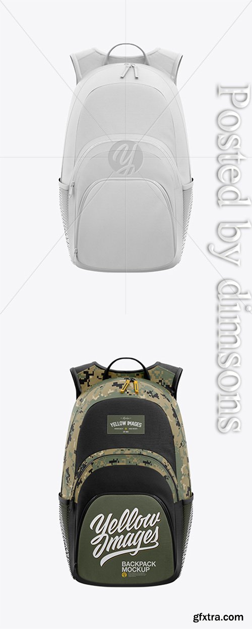 Backpack Mockup - Front View 23308