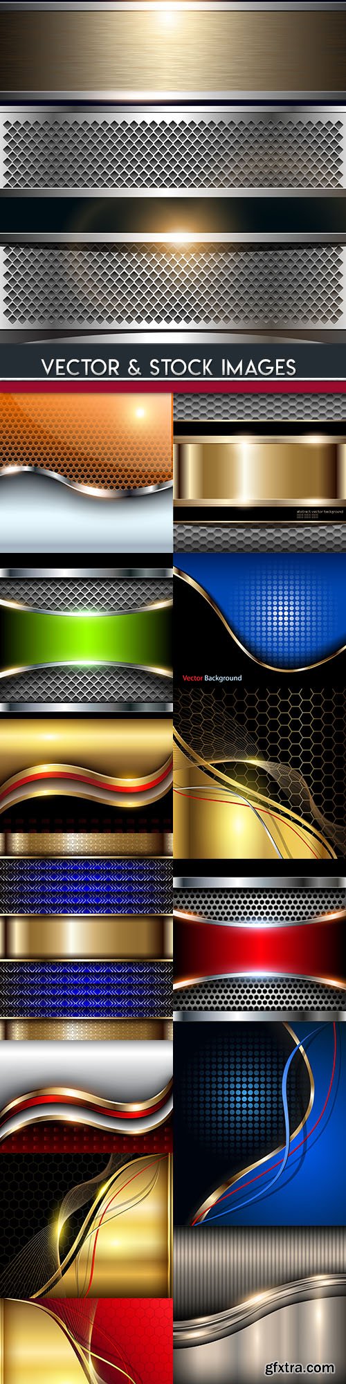 Elegant metallic and gold lines abstract background