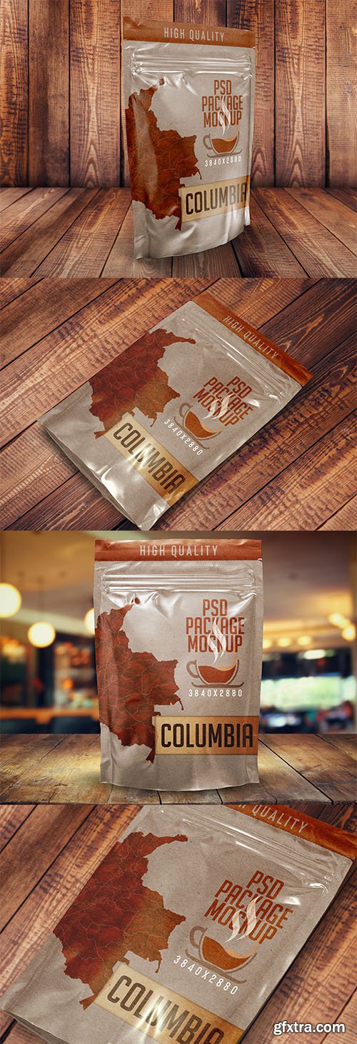 Doypack Pouch Bag Mock up PSD Pack