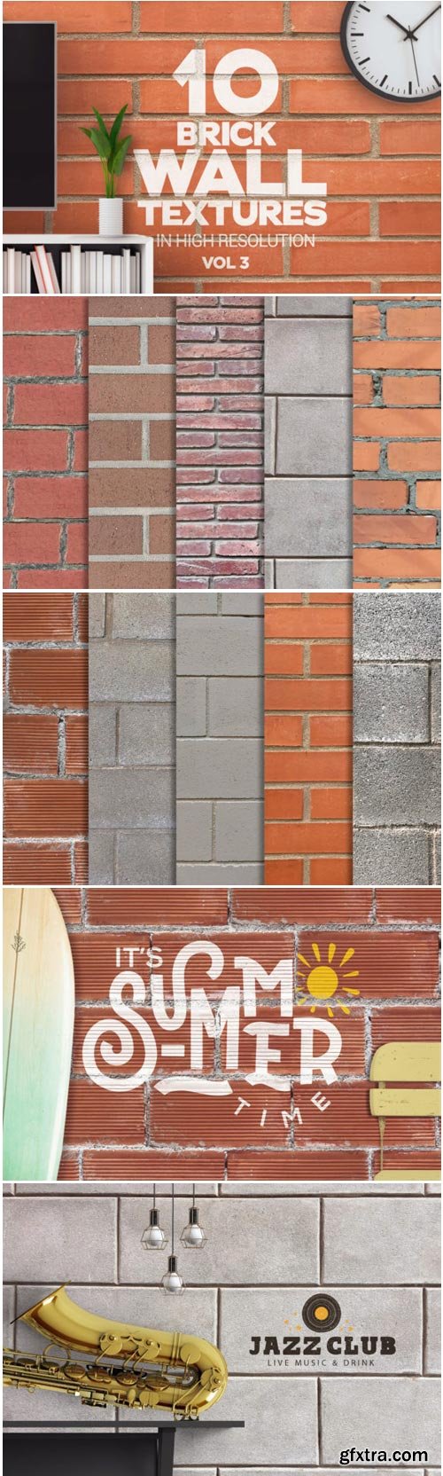 Brick Wall Textures X10 Vol3 1742337