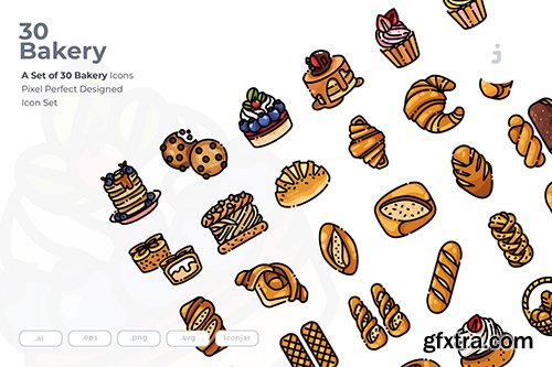 30 Bakery Icons