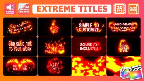 Videohive - Extreme Titles | FCPX - 24508053