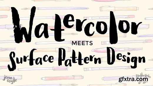 Watercolor Meets Surface Pattern Design