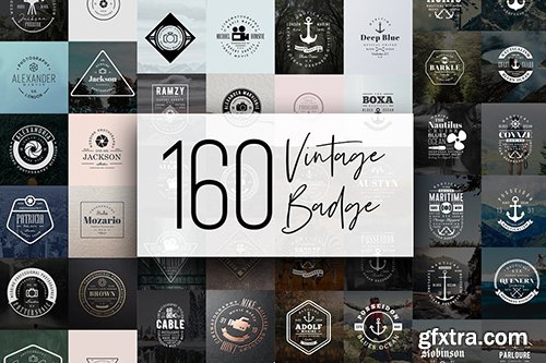 160 Vintage Badge