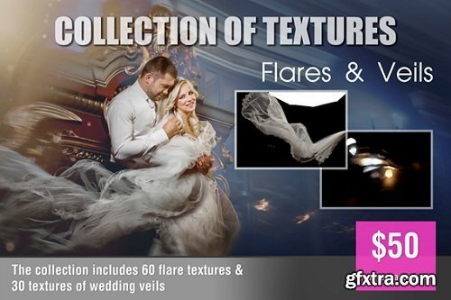 Collection of textures: Flares & Veils