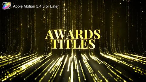 Videohive - Awards Titles - Apple Motion - 24535693