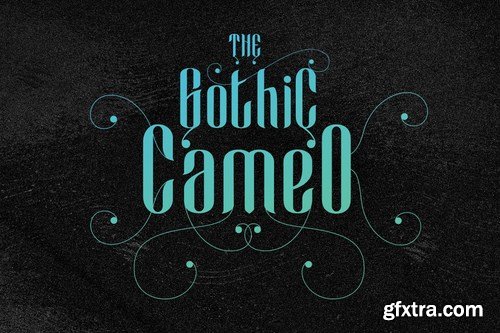 Cameo Sweet Gothic Font