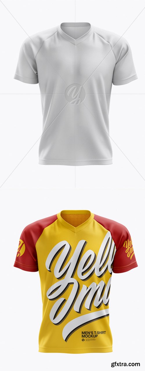 Men’s MTB Trail Jersey mockup (Front View) 27799