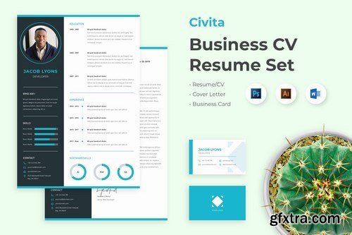 Civita - Business Clean Resume CV Set