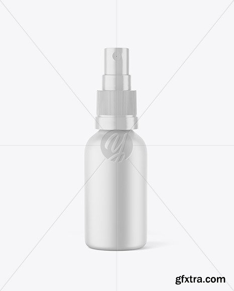 Matte Spray Bottle Mockup 48418
