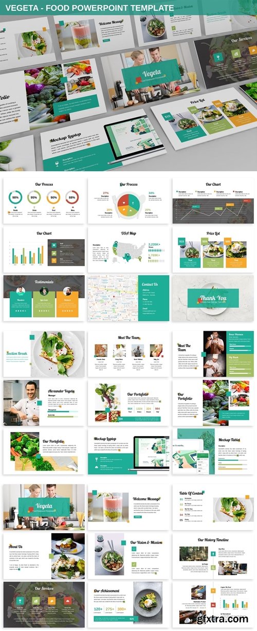 Vegeta - Food Powerpoint Template