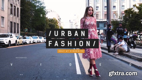 VideoHive Urban Fashion Event Promo Dynamic Opener Clothes Collection Beauty Models Backstage 22433794