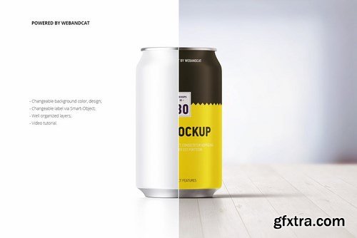 330ml Can Mock-up
