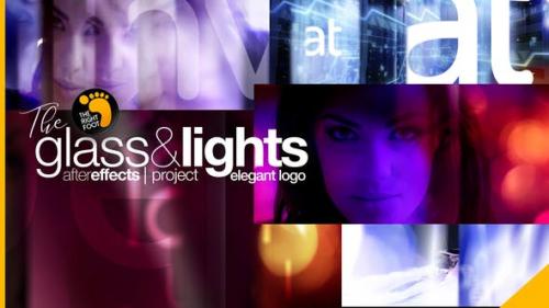 Videohive - Glass & Lights Elegant Logo - 24506389
