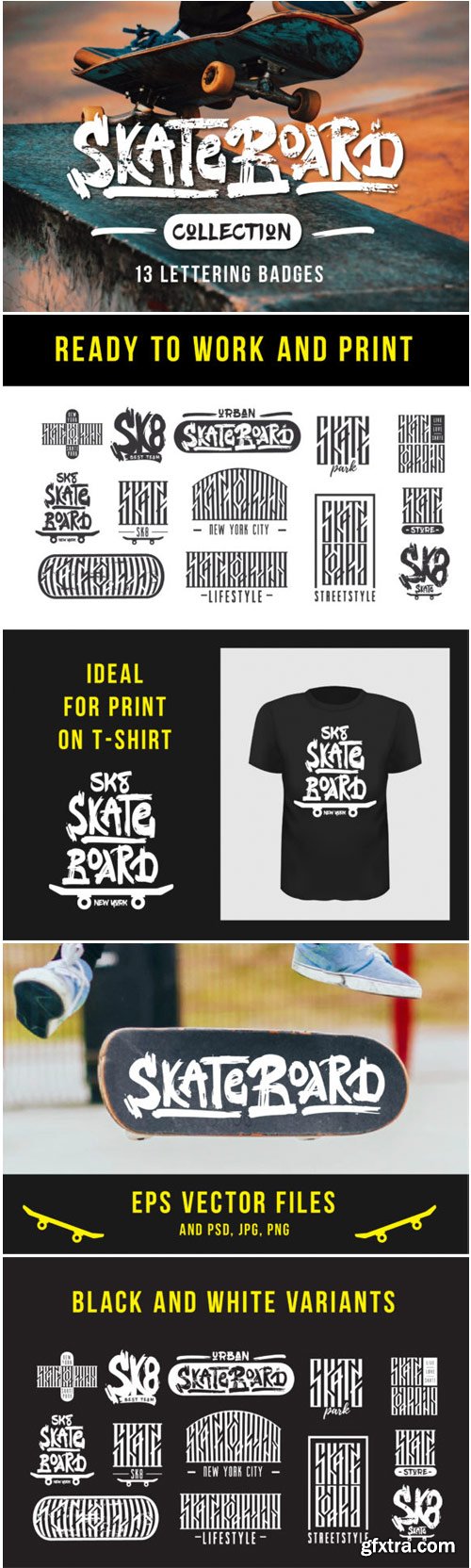 Skateboarding T-shirt Design 1761114