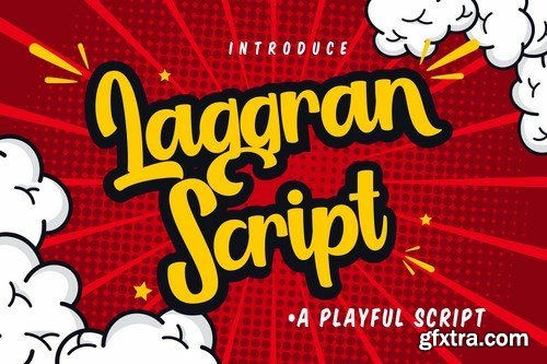 Laggran Playful Script Font